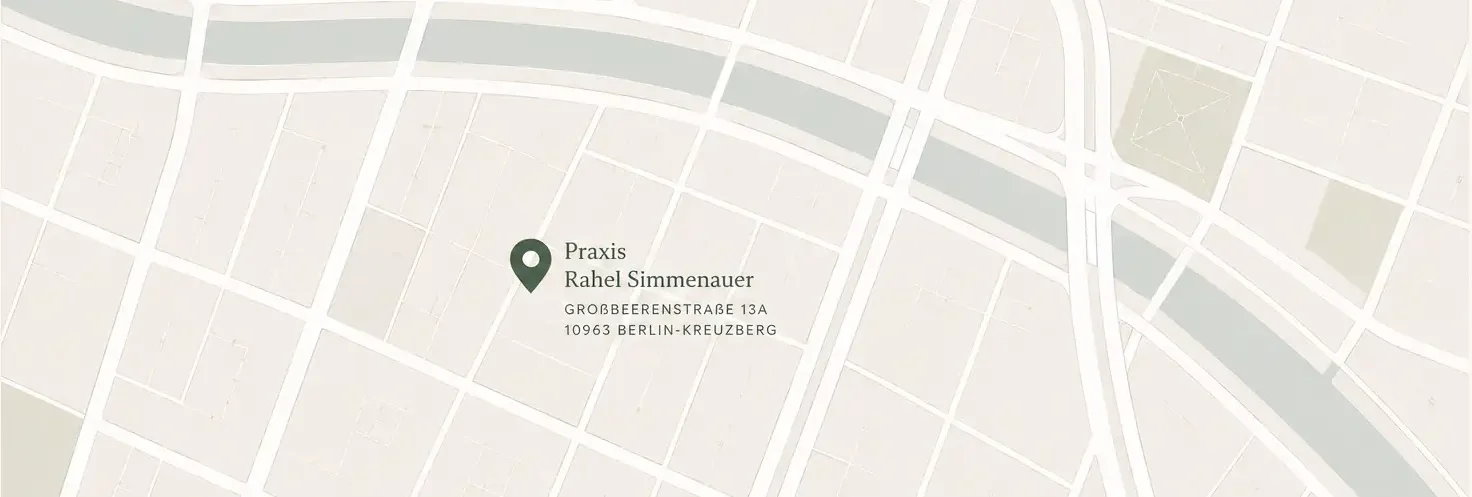 Kartenausschnitt: Praxis Rahel Simmenauer in Berlin-Kreuzberg